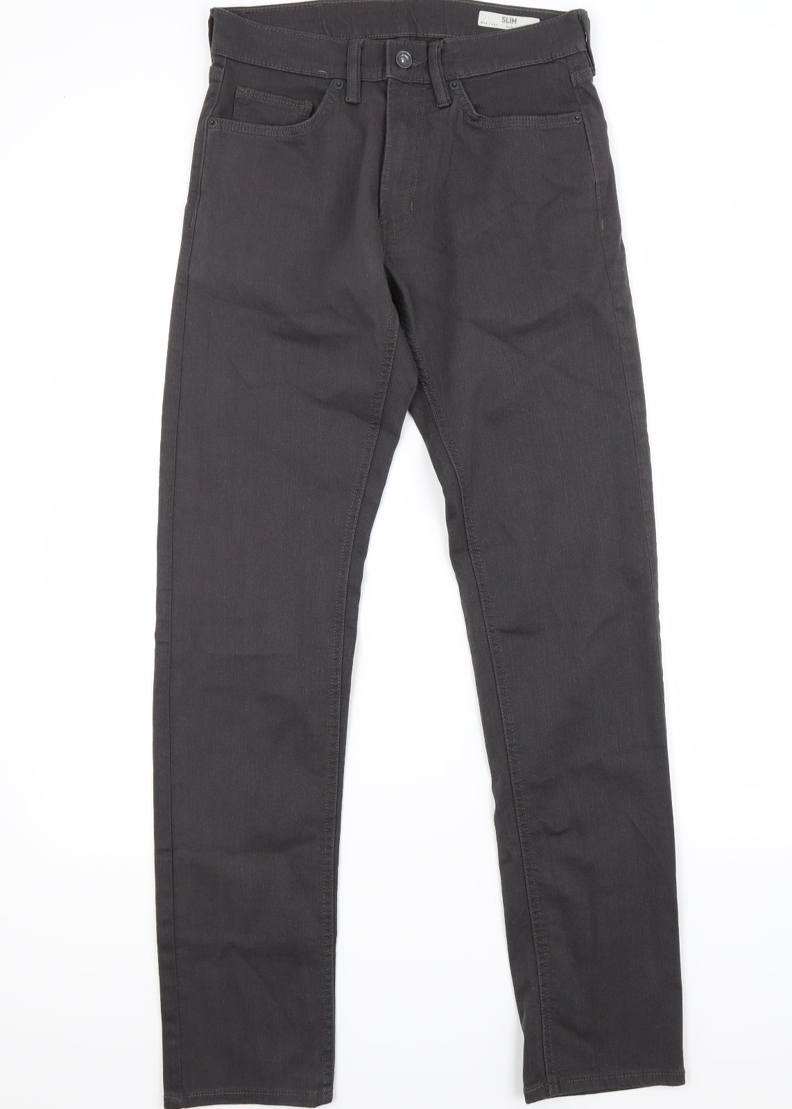 Marks and Spencer Mens Brown  Denim Straight Jeans Size 28 L33 in