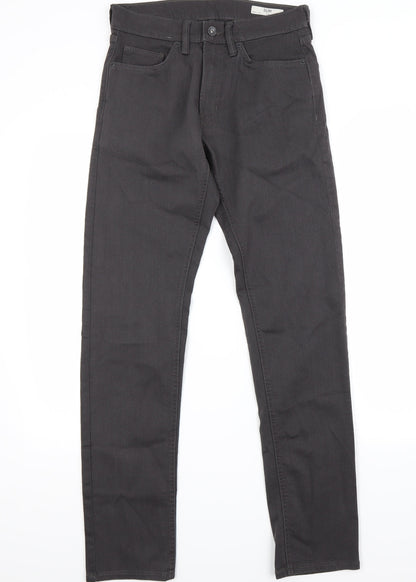 Marks and Spencer Mens Brown  Denim Straight Jeans Size 28 L33 in