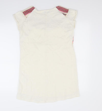 Pull & Bear Womens Beige   T-Shirt Dress  Size M