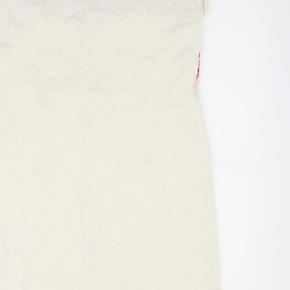 Pull & Bear Womens Beige   T-Shirt Dress  Size M