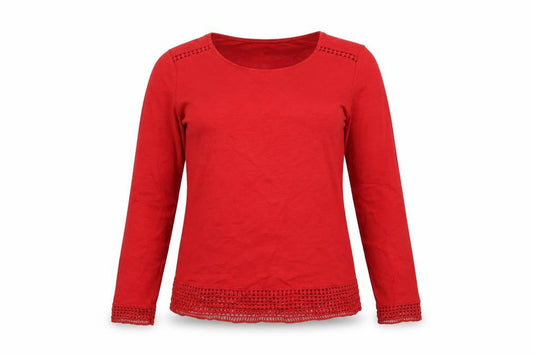 Promod Womens Red   Pullover Jumper Size M