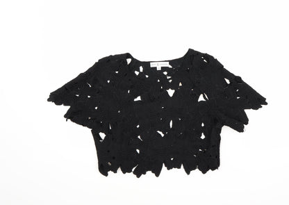Rare 2 London Womens Black   Basic Blouse Size M