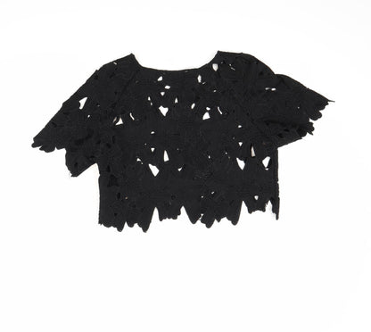 Rare 2 London Womens Black   Basic Blouse Size M