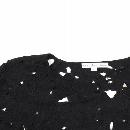 Rare 2 London Womens Black   Basic Blouse Size M