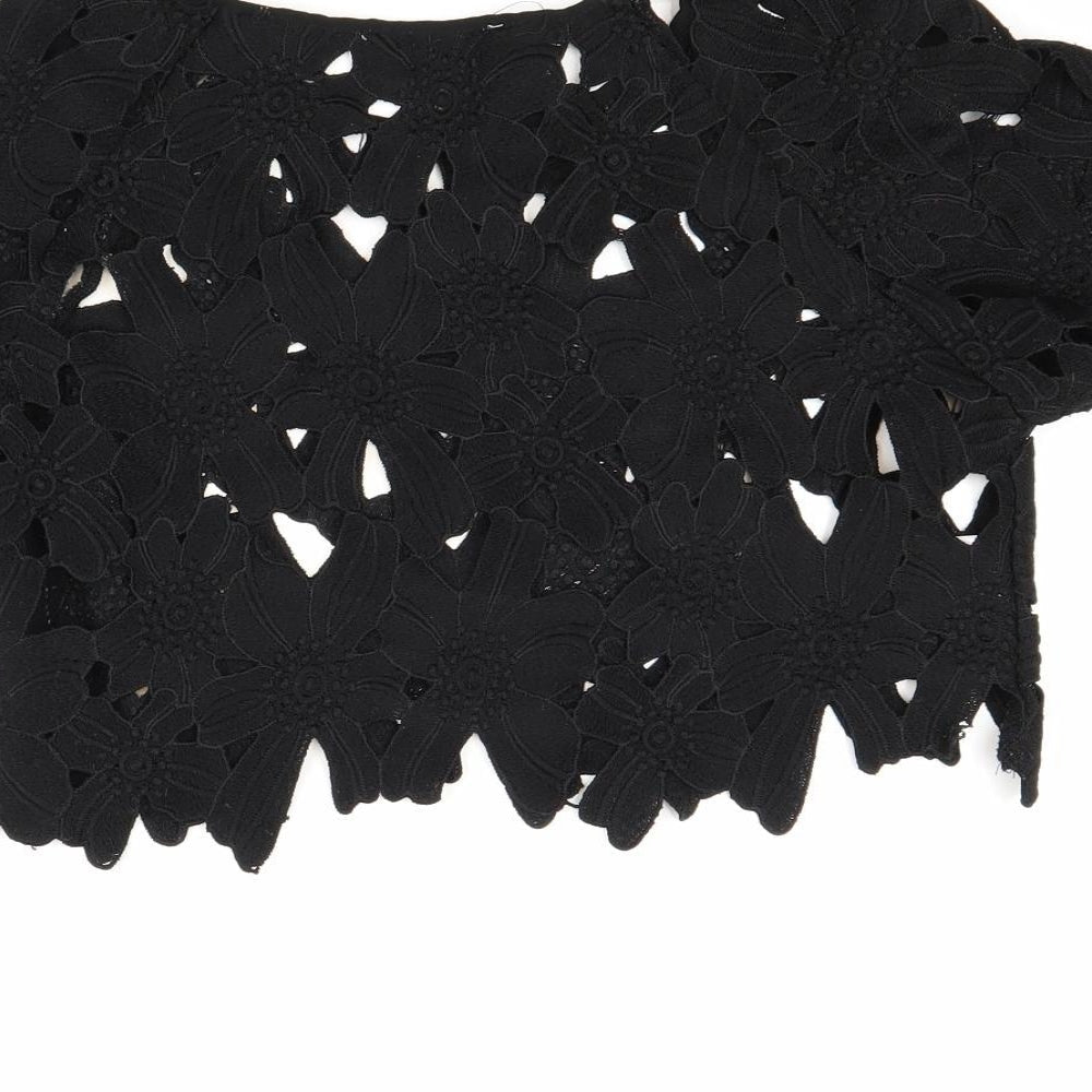 Rare 2 London Womens Black   Basic Blouse Size M