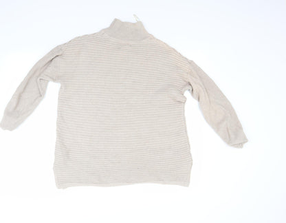 Monsoon Womens Beige   Pullover Jumper Size M