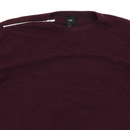 River Island Womens Red   Pullover Jumper Size L
