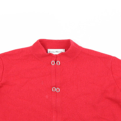 Erica rossla Womens Red   Cardigan Jumper Size 12