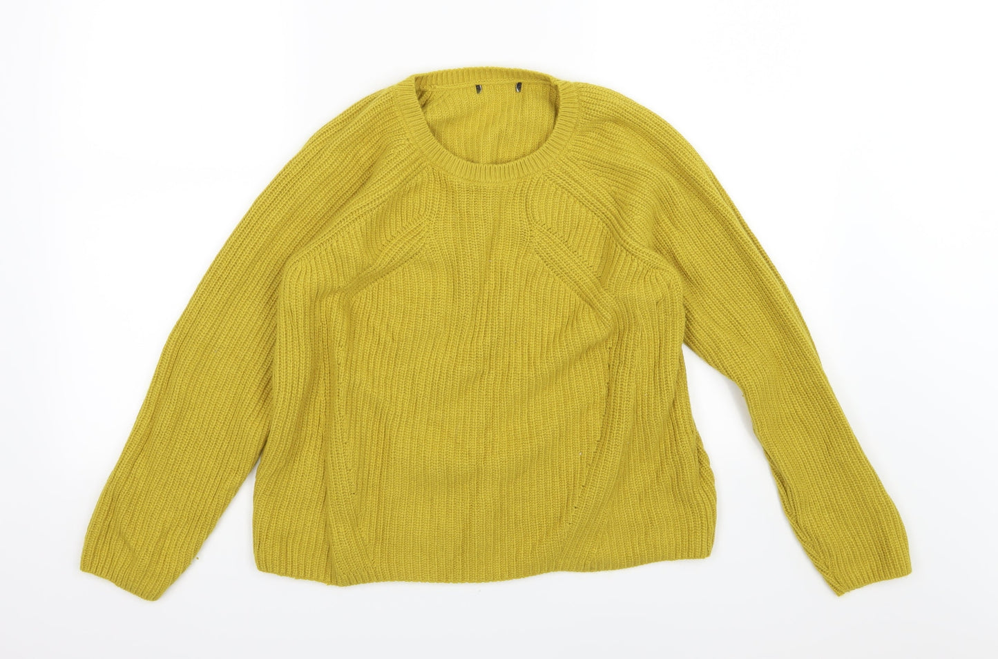 Marks and Spencer Womens Green  Knit Pullover Jumper Size 14