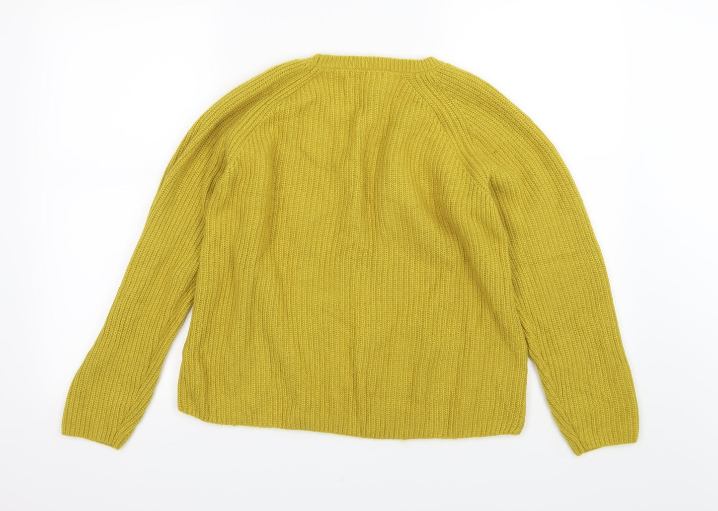 Marks and Spencer Womens Green  Knit Pullover Jumper Size 14