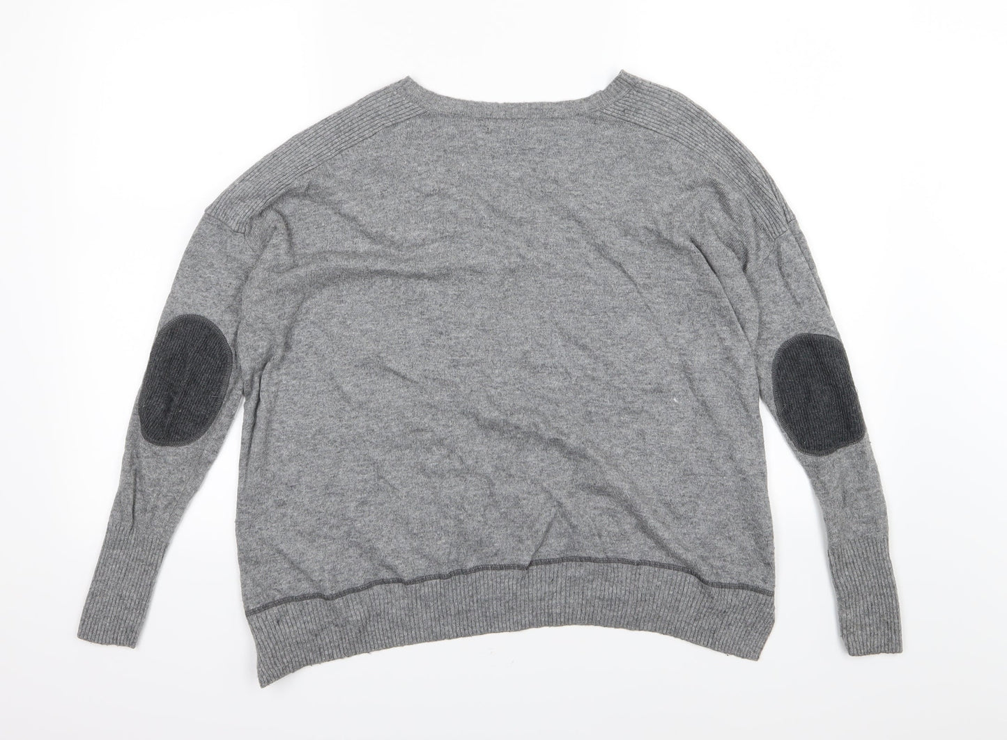 River Island Womens Grey  Knit Pullover Jumper Size 6
