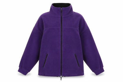 Bonmarché Womens Purple Fleece Jacket Size S