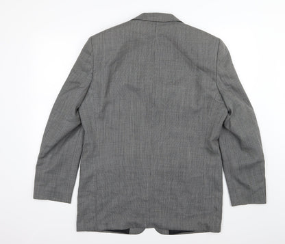 Conberti Mens Grey   Jacket Suit Jacket Size 40