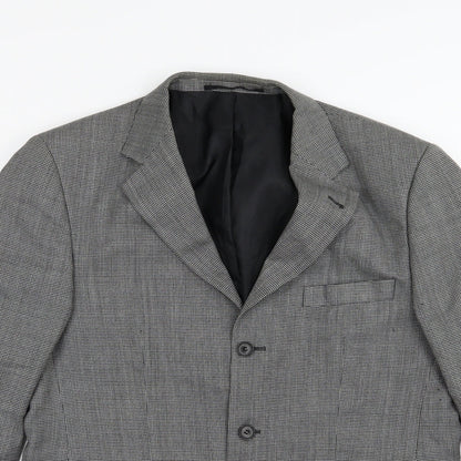 Conberti Mens Grey   Jacket Suit Jacket Size 40