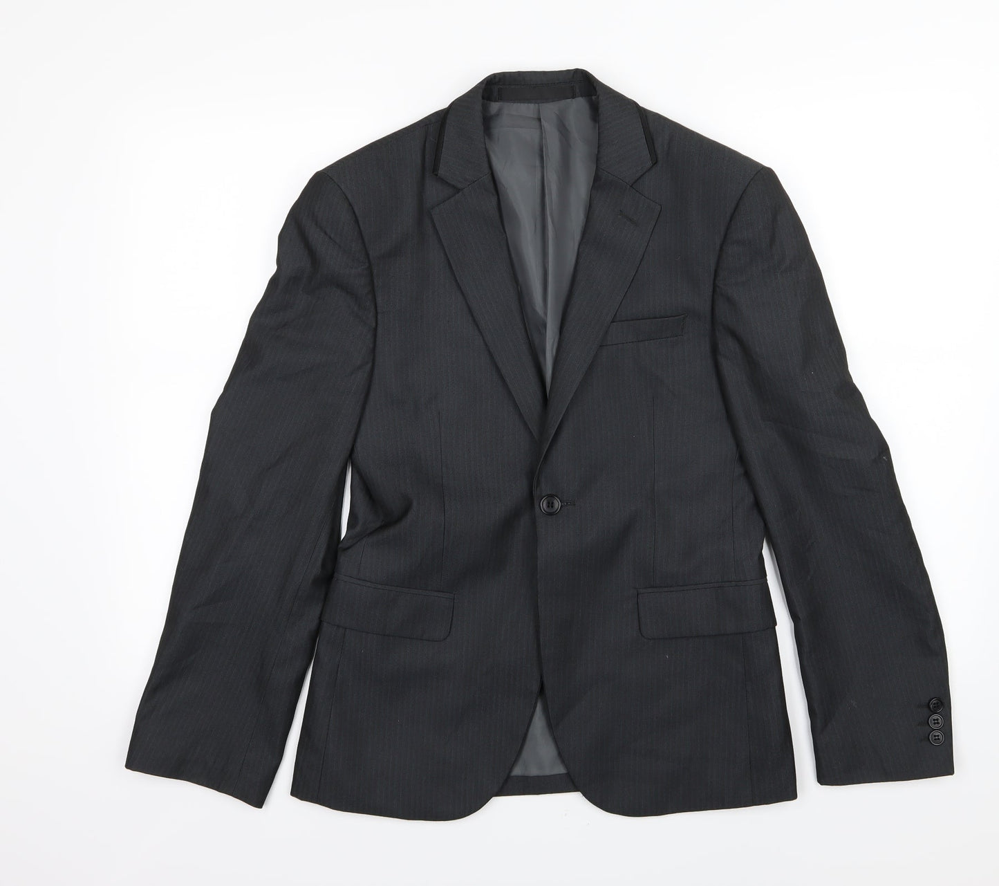 Mens UK Size 34 Marks and Spencer Regular Grey Suit Jacket