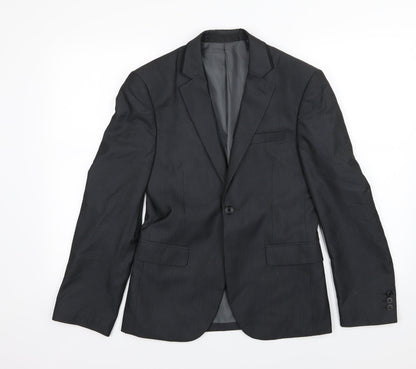 Mens UK Size 34 Marks and Spencer Regular Grey Suit Jacket