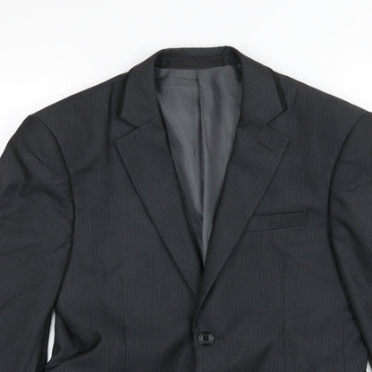 Mens UK Size 34 Marks and Spencer Regular Grey Suit Jacket