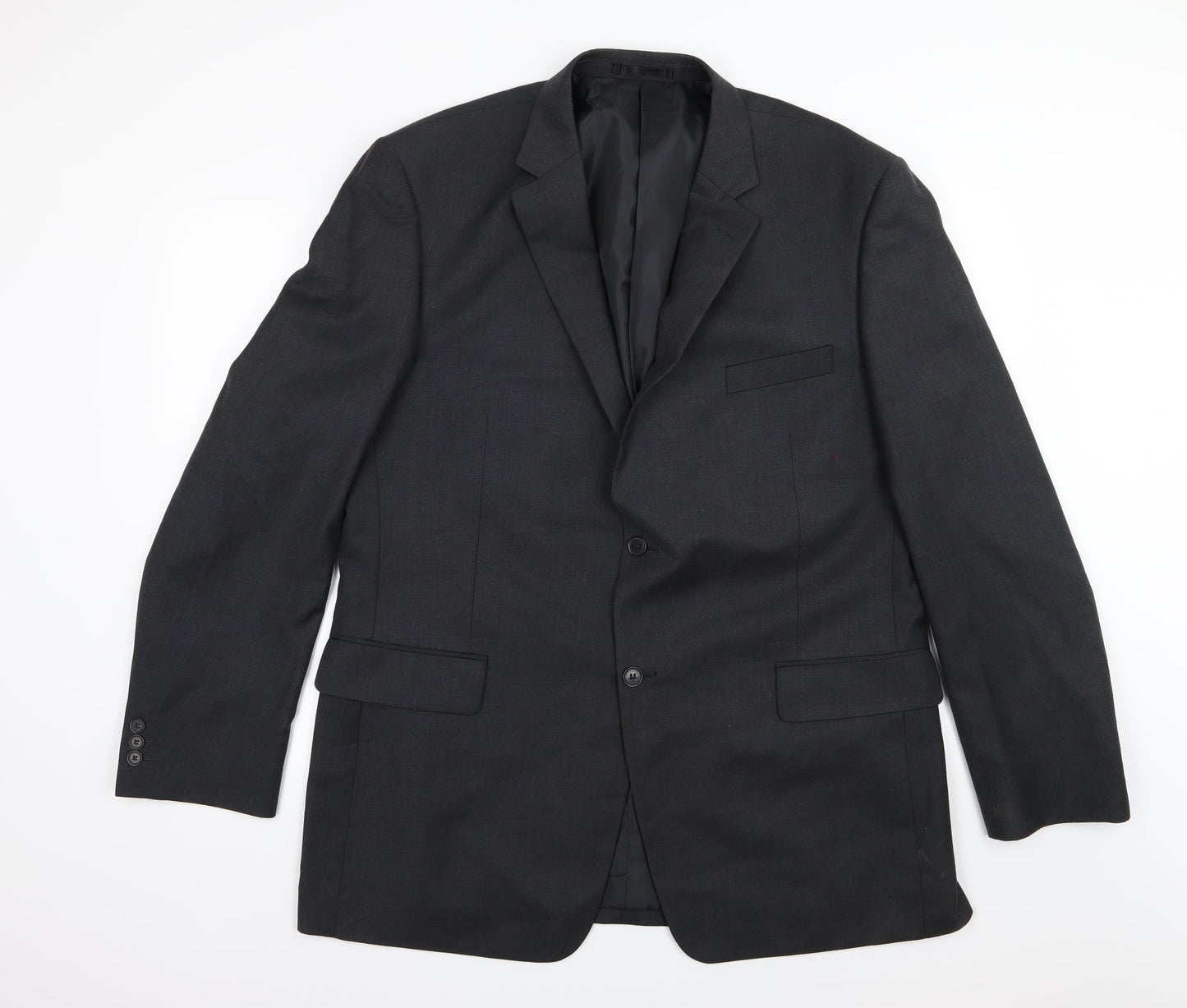 Mens UK Size 46 Karl Jackson Regular Grey Suit Jacket