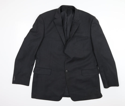 Mens UK Size 46 Karl Jackson Regular Grey Suit Jacket