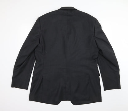 Mens UK Size 46 Karl Jackson Regular Grey Suit Jacket