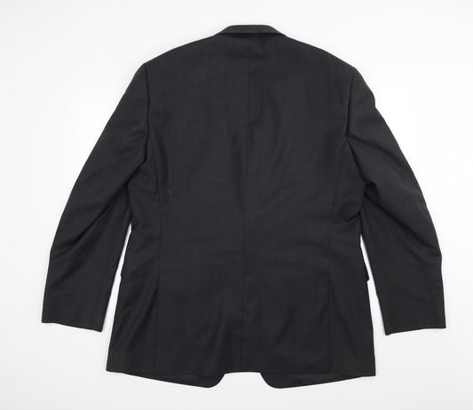 Mens UK Size 46 Karl Jackson Regular Grey Suit Jacket