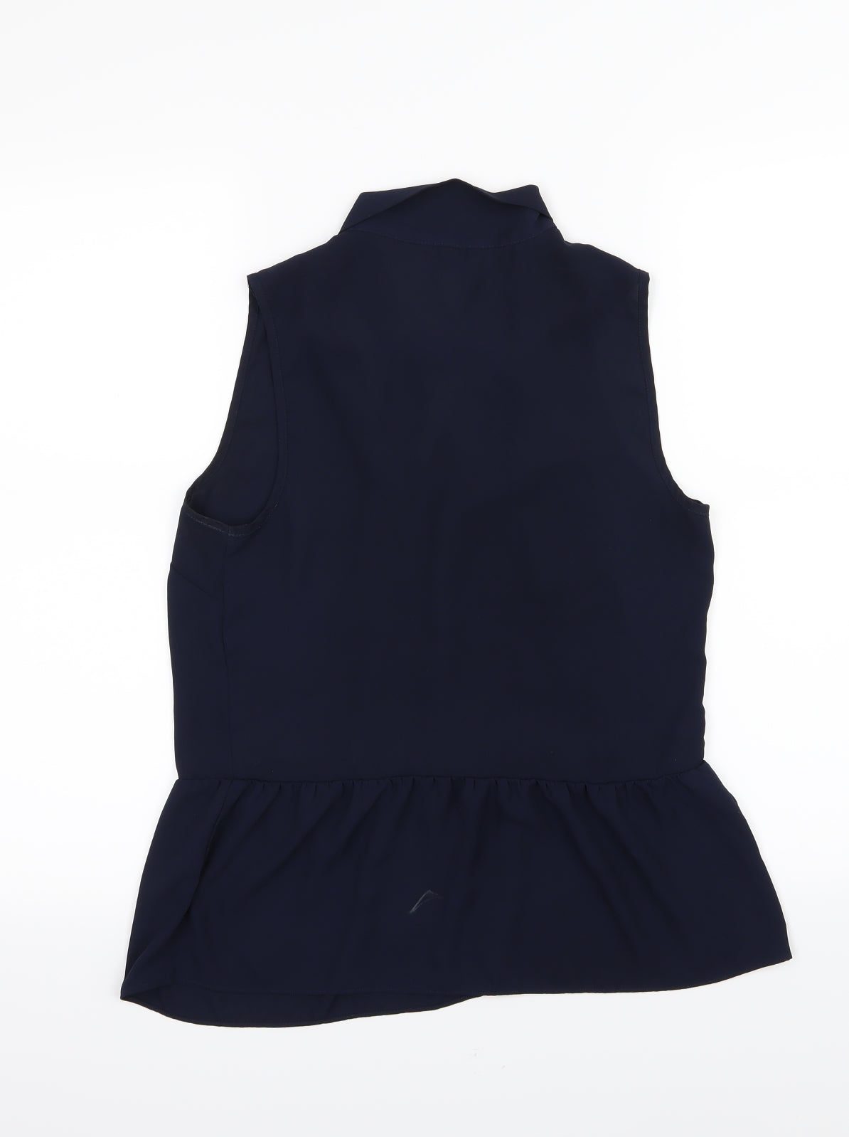 RW&Co Womens Blue  Chiffon Basic Blouse Size S