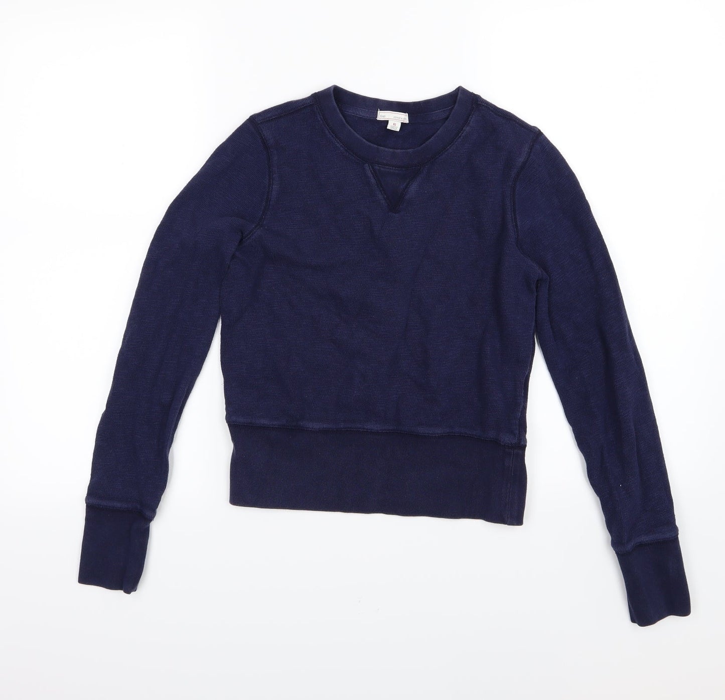 Gap Womens Blue  Jersey Pullover Sweatshirt Size XS