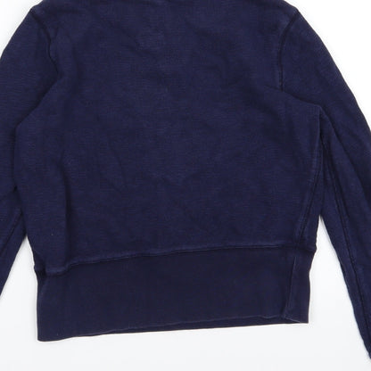 Gap Womens Blue  Jersey Pullover Sweatshirt Size XS