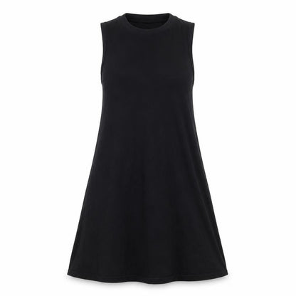 Topshop Womens Black  Jersey T-Shirt Dress  Size 6