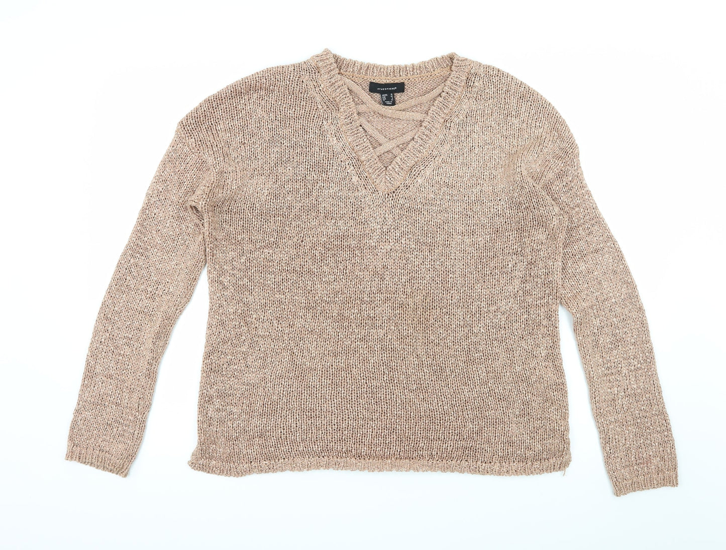 Atmosphere Womens Pink  Knit Pullover Jumper Size 10