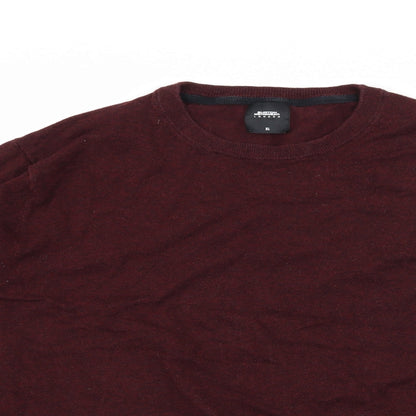 Burton Mens Red  Knit Pullover Jumper Size XL