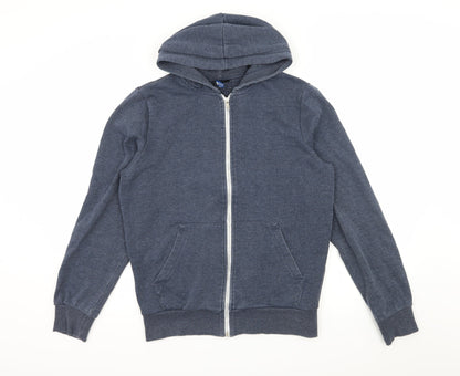 Mens UK Size S Divided by H&M Blue Pullover Hoodie