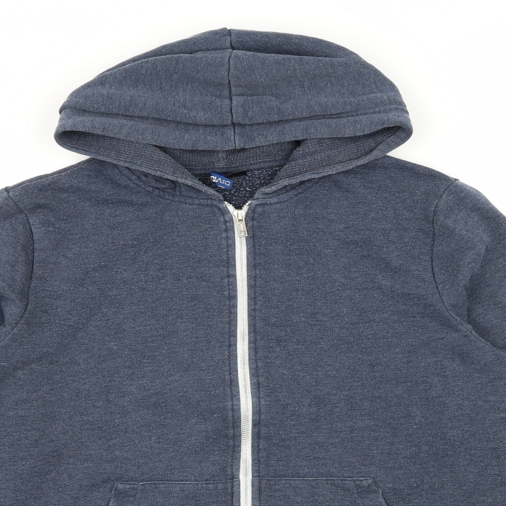 Mens UK Size S Divided by H&M Blue Pullover Hoodie