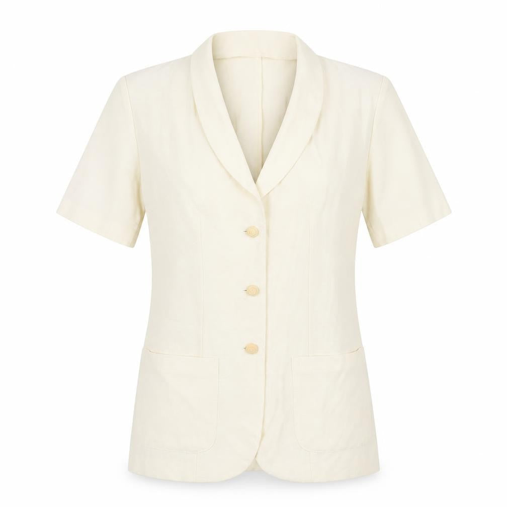 Womens UK Size 10 Preworn Ivory Jacket