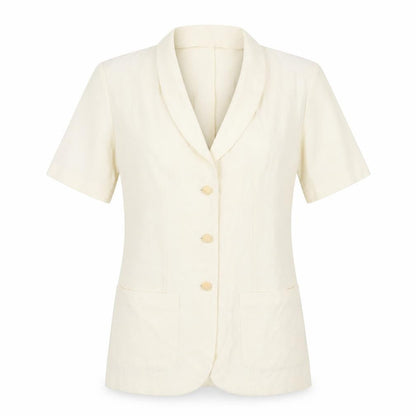 Womens UK Size 10 Preworn Ivory Jacket
