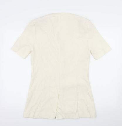 Womens UK Size 10 Preworn Ivory Jacket