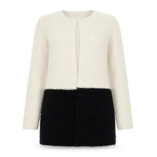 Quiz Womens Ivory  Knit Cardigan Jumper Size S