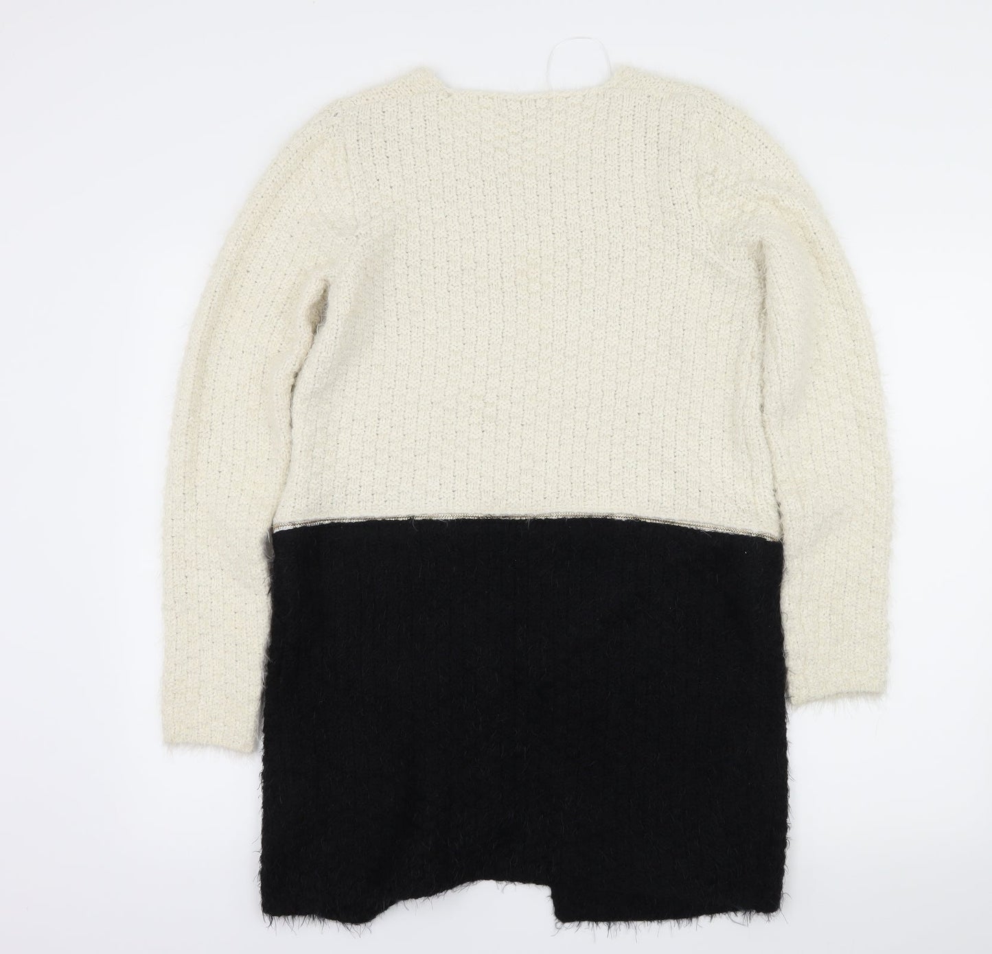 Quiz Womens Ivory  Knit Cardigan Jumper Size S