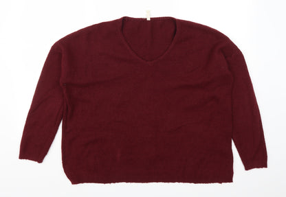 Sweewe Womens Red   Pullover Jumper Size S