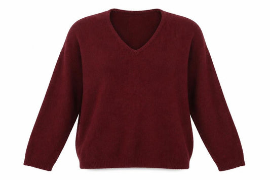 Sweewë Womens Red Pullover Jumper Size S