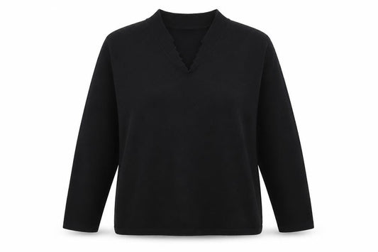 Poppy Womens Black   Pullover Jumper Size 16