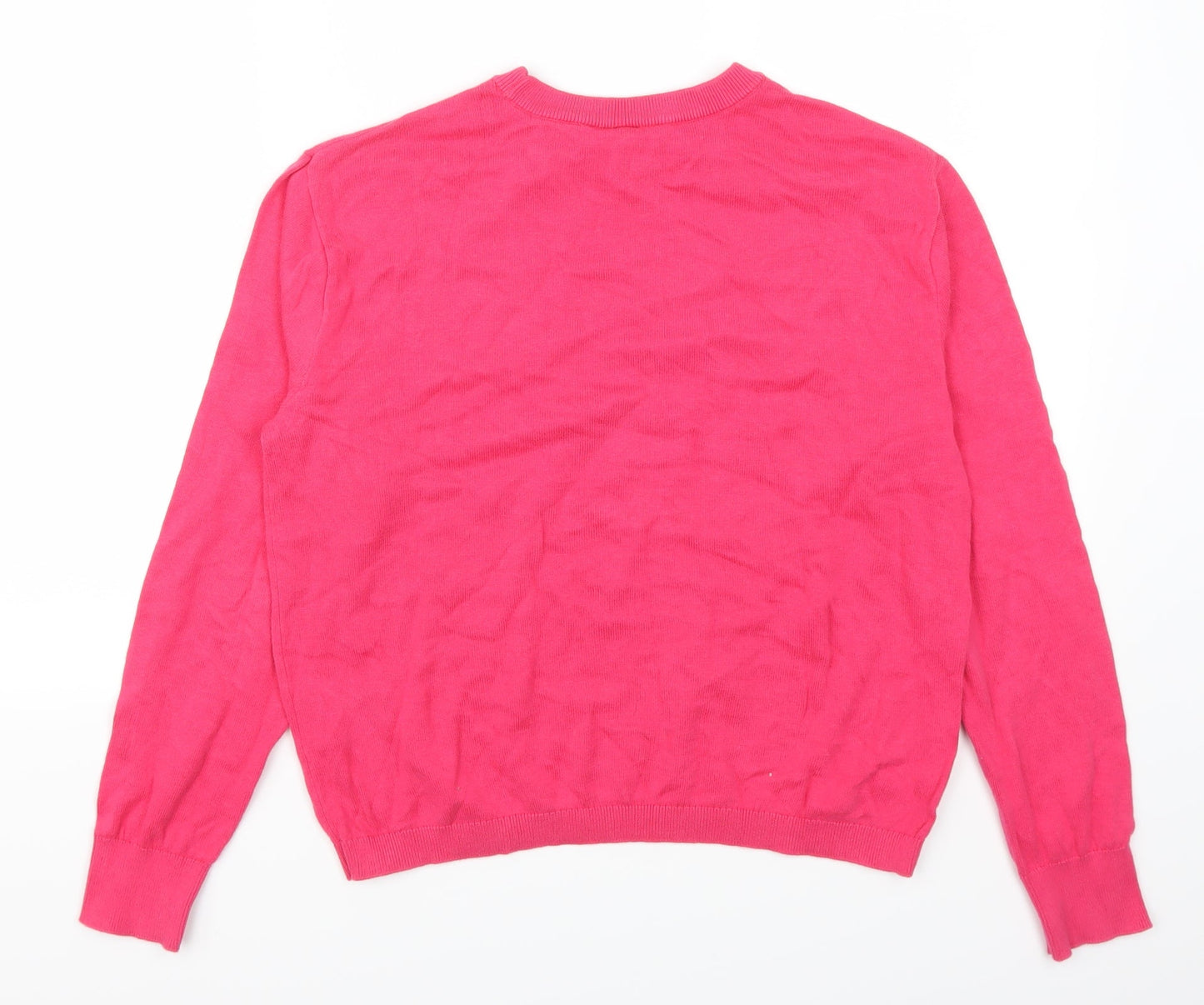 H&M Womens Pink   Pullover Jumper Size S  - Lonely Hearts Club