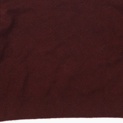 H&M Womens Red   Pullover Jumper Size S