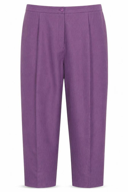 Womens UK Size 22 Modern Classics Regular Fit  Purple Trousers