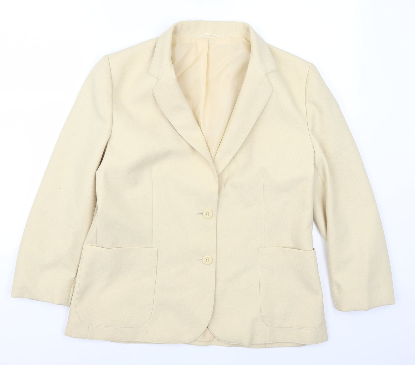 St Michael Womens Beige   Jacket Suit Jacket Size 16