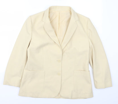 St Michael Womens Beige   Jacket Suit Jacket Size 16