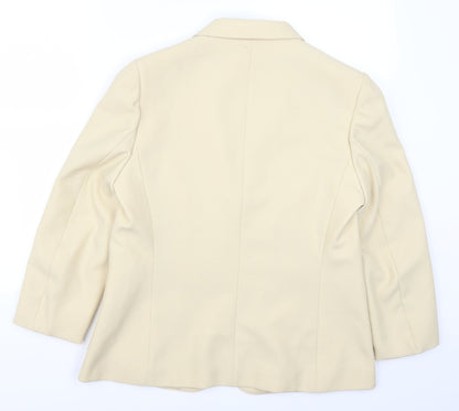 St Michael Womens Beige   Jacket Suit Jacket Size 16