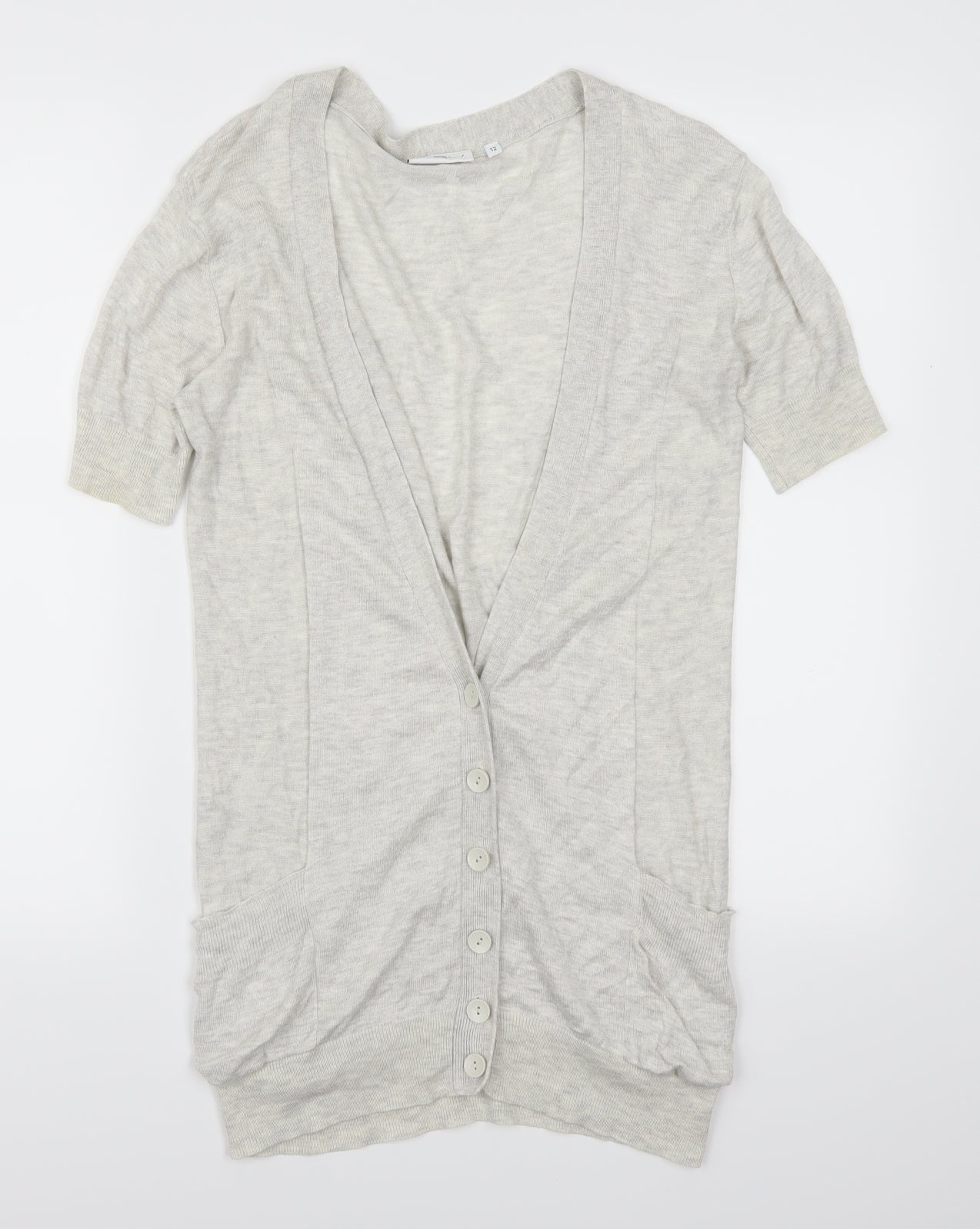 New Look Womens Grey   Cardigan Jumper Size 12