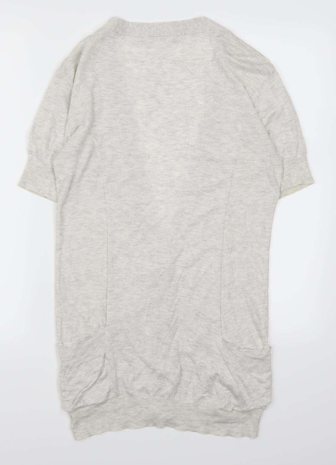 New Look Womens Grey   Cardigan Jumper Size 12