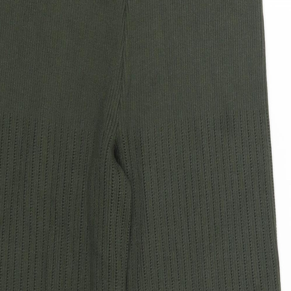 Womens UK Size S Yu & Me Regular Fit  Green Trousers